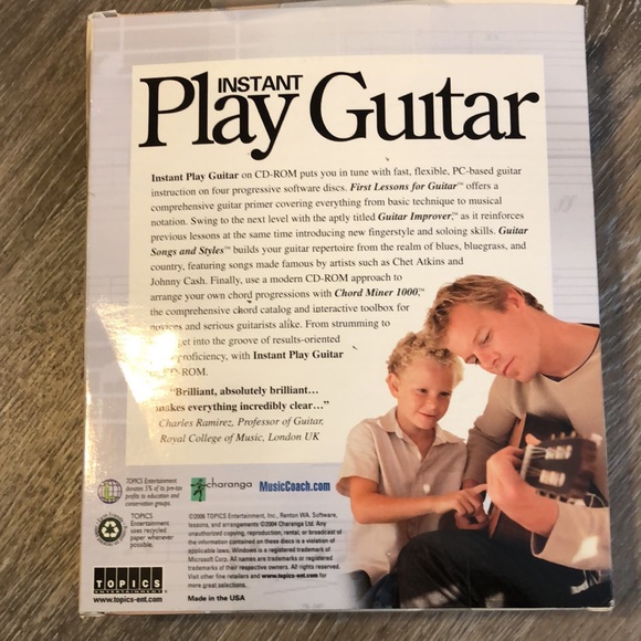 Instant Play Guitar PC CD ROM by Topics - Picture 3 of 11